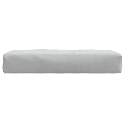 vidaXL Palettenkissen Melange Hellgrau 60x60x9,5 cm Stoff