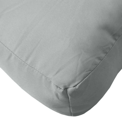 vidaXL Palettenkissen Melange Hellgrau 60x60x9,5 cm Stoff