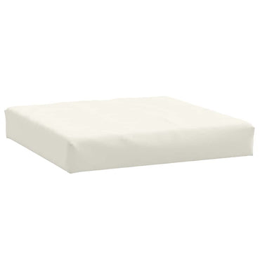 vidaXL Coussin de palette Mélange Crème 60x60x9,5 cm Tissu