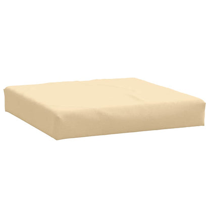vidaXL Palettenkissen Melange Beige 60x60x9,5 cm Stoff