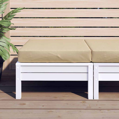 vidaXL Palettenkissen Melange Beige 60x60x9,5 cm Stoff