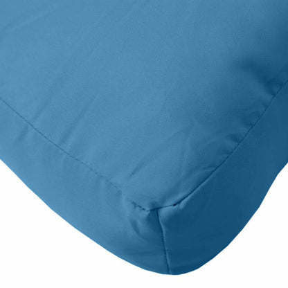 vidaXL Palettenkissen Melange Blau 60x60x9,5 cm Stoff
