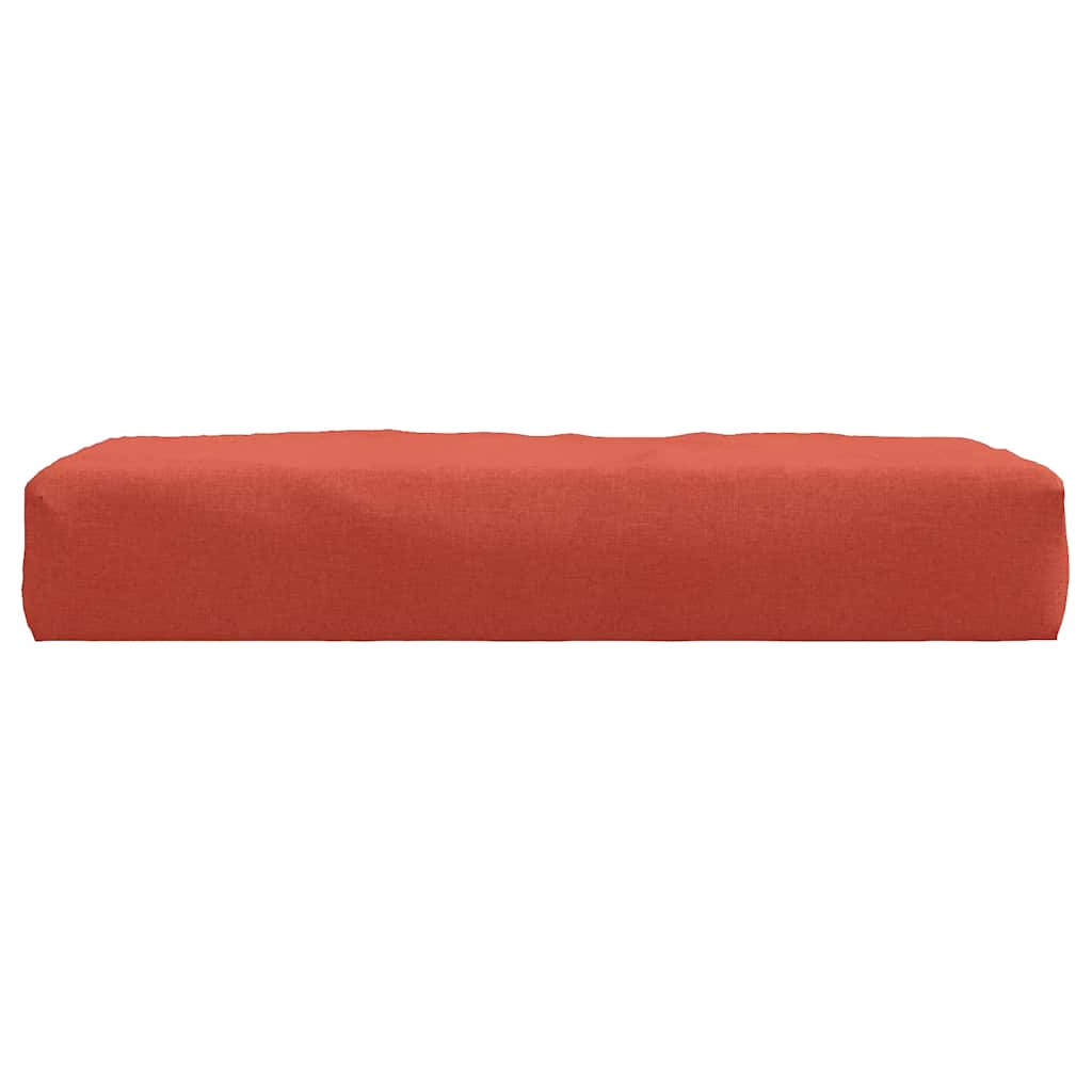 vidaXL Coussin de palette Mélange Rouge 60x60x9,5 cm Tissu