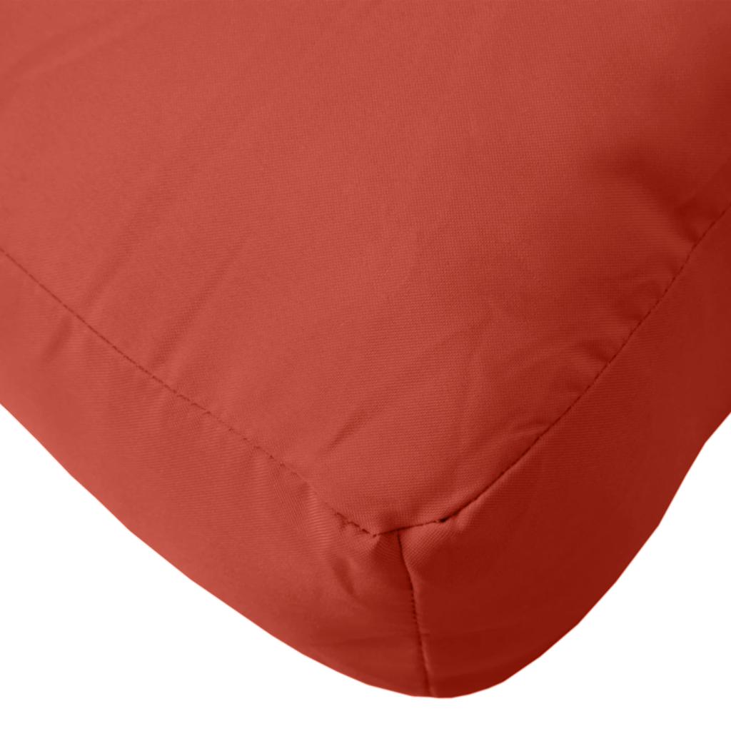 vidaXL Coussin de palette Mélange Rouge 60x60x9,5 cm Tissu