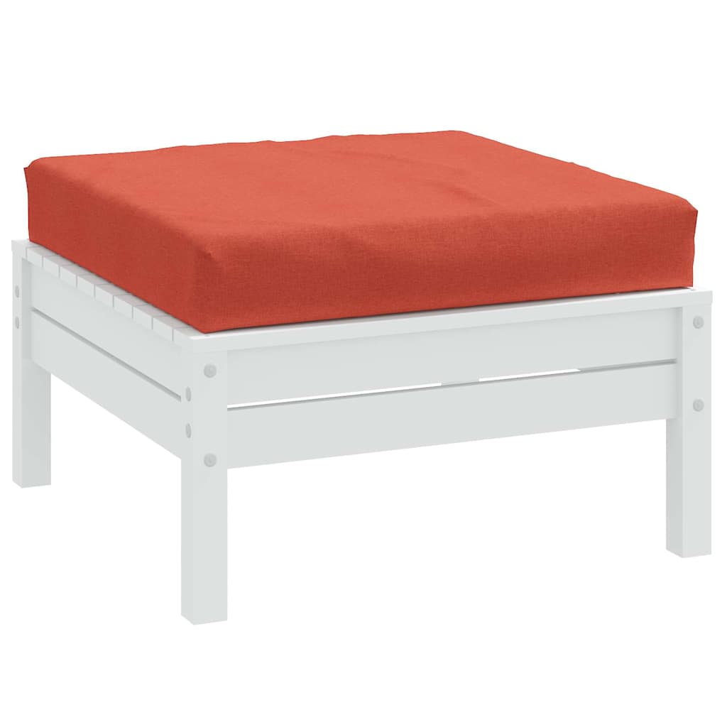 vidaXL Coussin de palette Mélange Rouge 60x60x9,5 cm Tissu