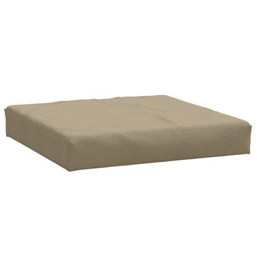 vidaXL Palettenkissen Melange Taupe 60x60x9,5 cm Stoff