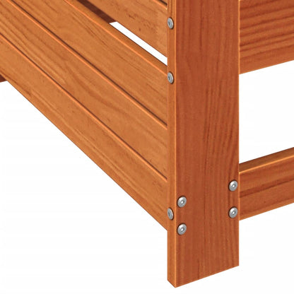 vidaXL Gartensofa mit Armlehne und Beistelltisch Massivholz Kiefer