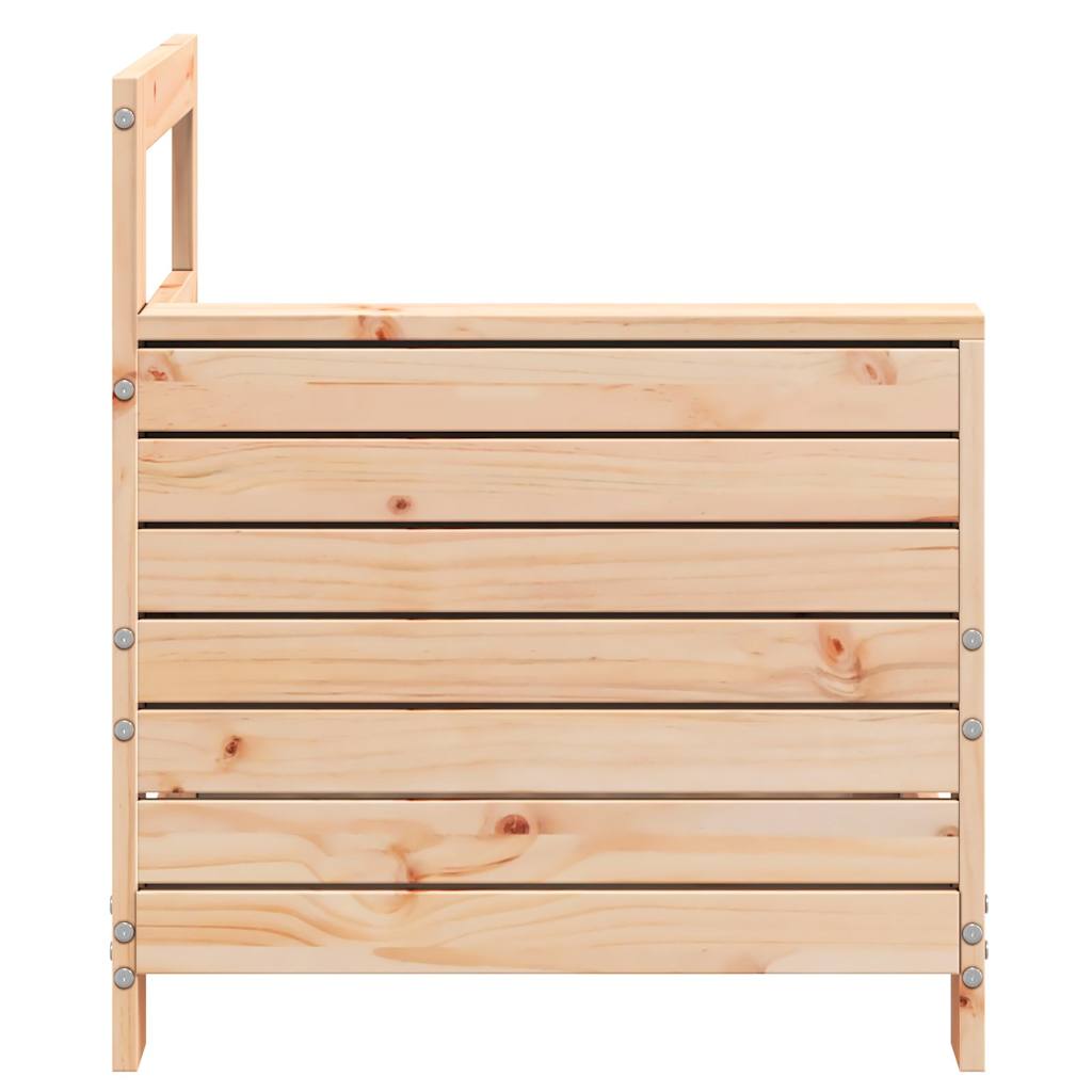 vidaXL Gartensofa mit Armlehne 69x62x70,5 cm Massivholz Kiefer