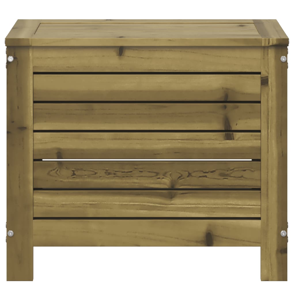 vidaXL Gartenhocker 62x31,5x52 cm Kiefernholz Imprägniert