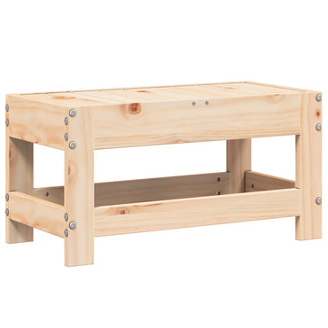 vidaXL Tabouret de jardin 62x30x32 cm pin massif