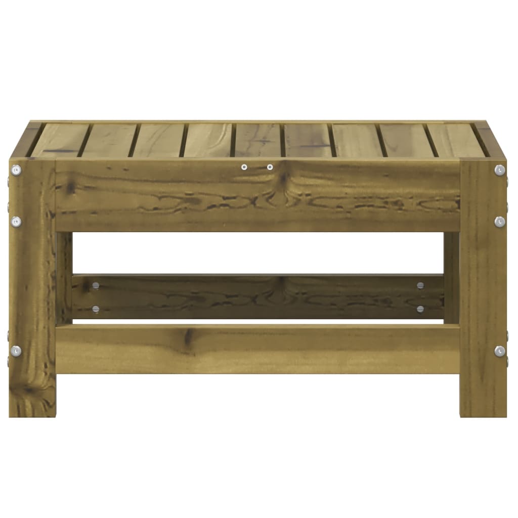 vidaXL Gartenhocker 62x30x32 cm Kiefernholz Imprägniert