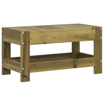 vidaXL Gartenhocker 62x30x32 cm Kiefernholz Imprägniert
