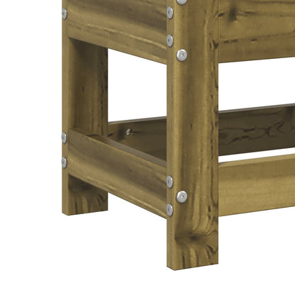 vidaXL Gartenhocker 62x30x32 cm Kiefernholz Imprägniert
