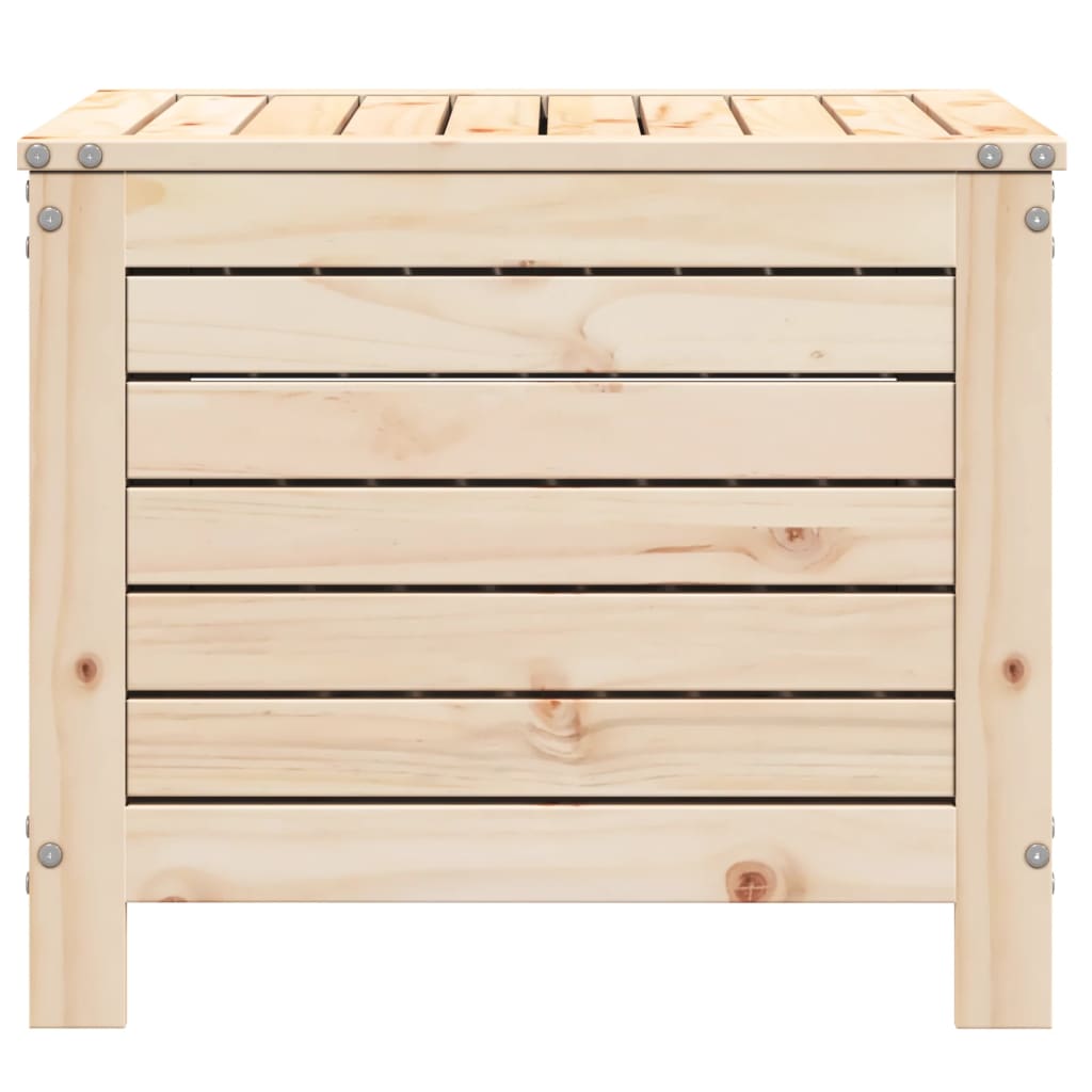 vidaXL Gartenhocker 62x63,5x53,5 cm Massivholz Kiefer