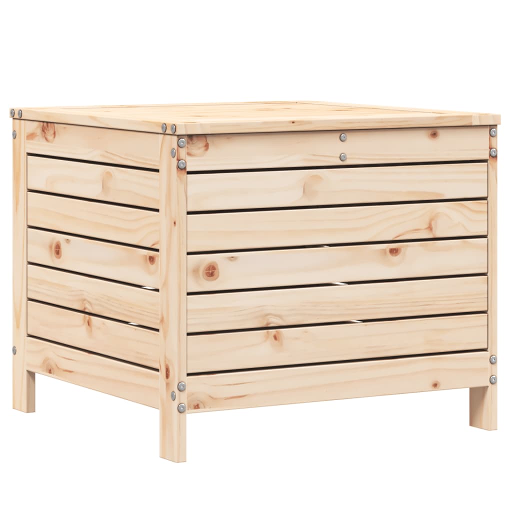 vidaXL Gartenhocker 62x63,5x53,5 cm Massivholz Kiefer