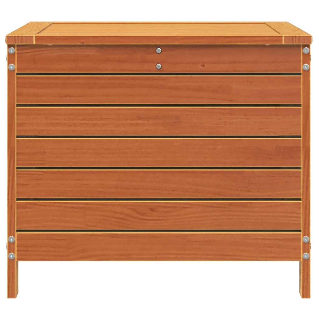 vidaXL Gartenhocker Wachsbraun 62x63,5x53,5 cm Massivholz Kiefer