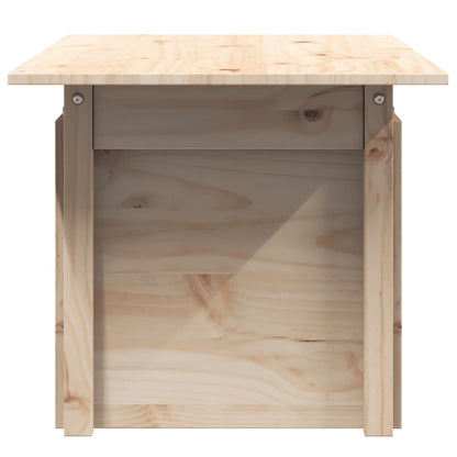 vidaXL Gartentisch 100x50x75 cm Massivholz Kiefer