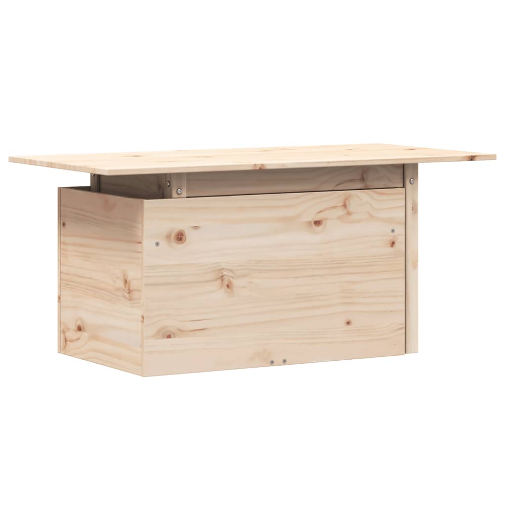 vidaXL Gartentisch 100x50x75 cm Massivholz Kiefer