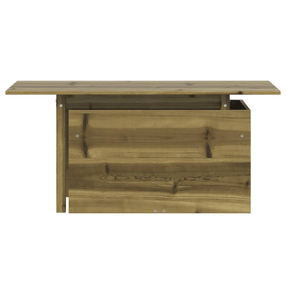 vidaXL Gartentisch 100x50x75 cm Kiefernholz Imprägniert