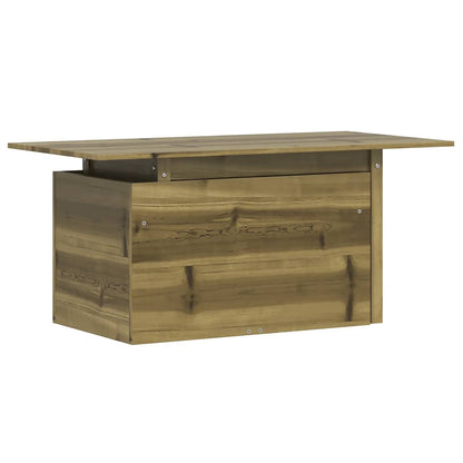 vidaXL Gartentisch 100x50x75 cm Kiefernholz Imprägniert