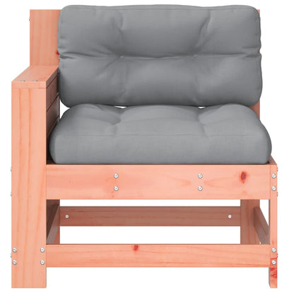 vidaXL Gartensofa mit Armlehne und Kissen Massivholz Douglasie