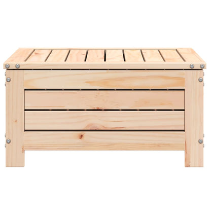 vidaXL Gartenhocker mit Kissen Massivholz Kiefer