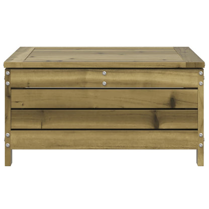 vidaXL Gartenhocker mit Kissen Kiefernholz Imprägniert
