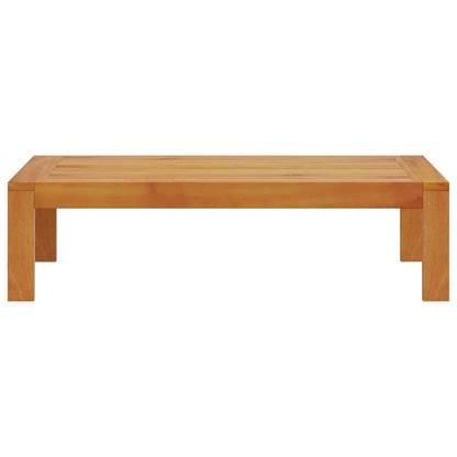 vidaXL Table de jardin 100x50x27 cm Bois d'acacia massif