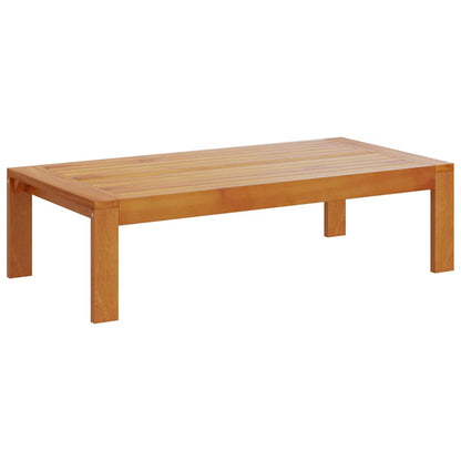 vidaXL Table de jardin 100x50x27 cm Bois d'acacia massif