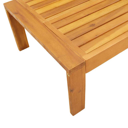 vidaXL Table de jardin 100x50x27 cm Bois d'acacia massif