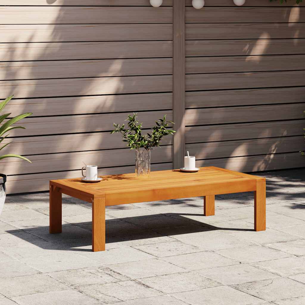 vidaXL Table de jardin 100x50x27 cm Bois d'acacia massif