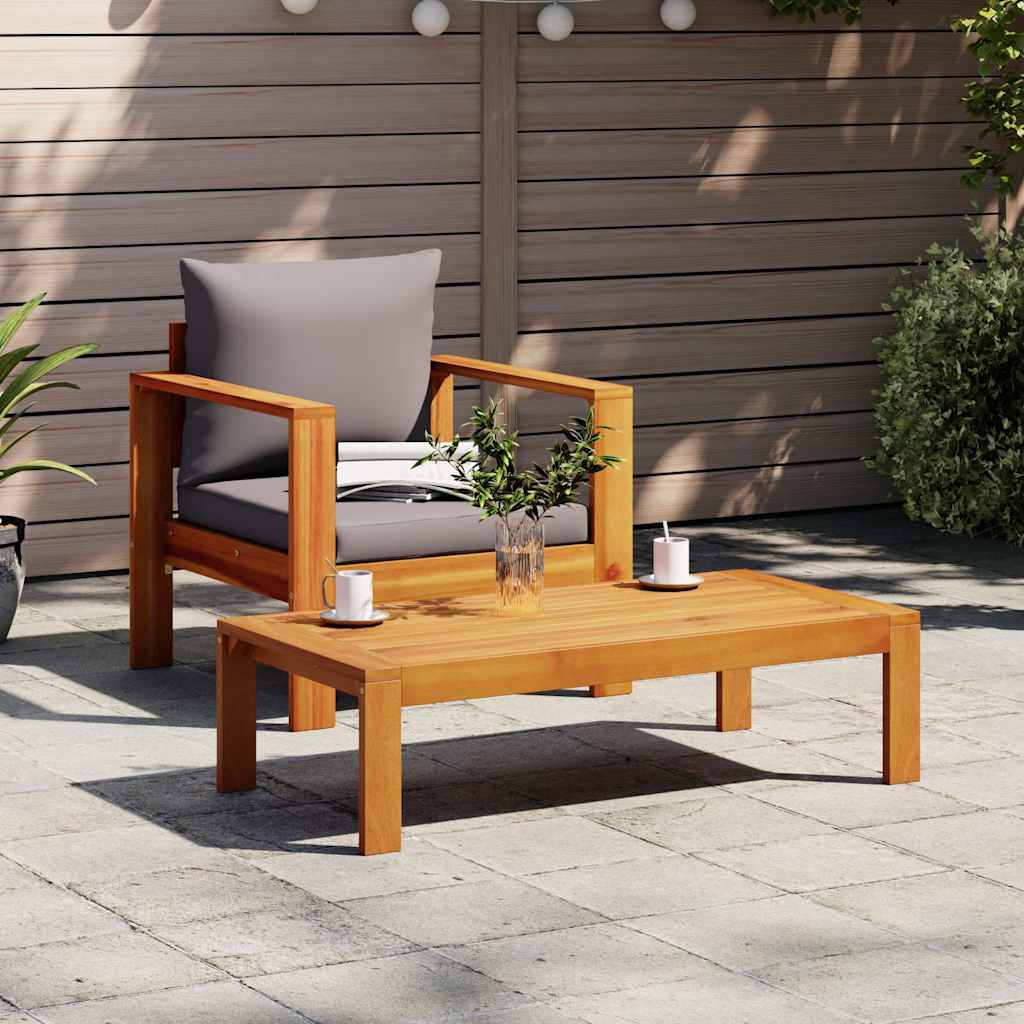 vidaXL Gartensessel mit Kissen Massivholz Akazie