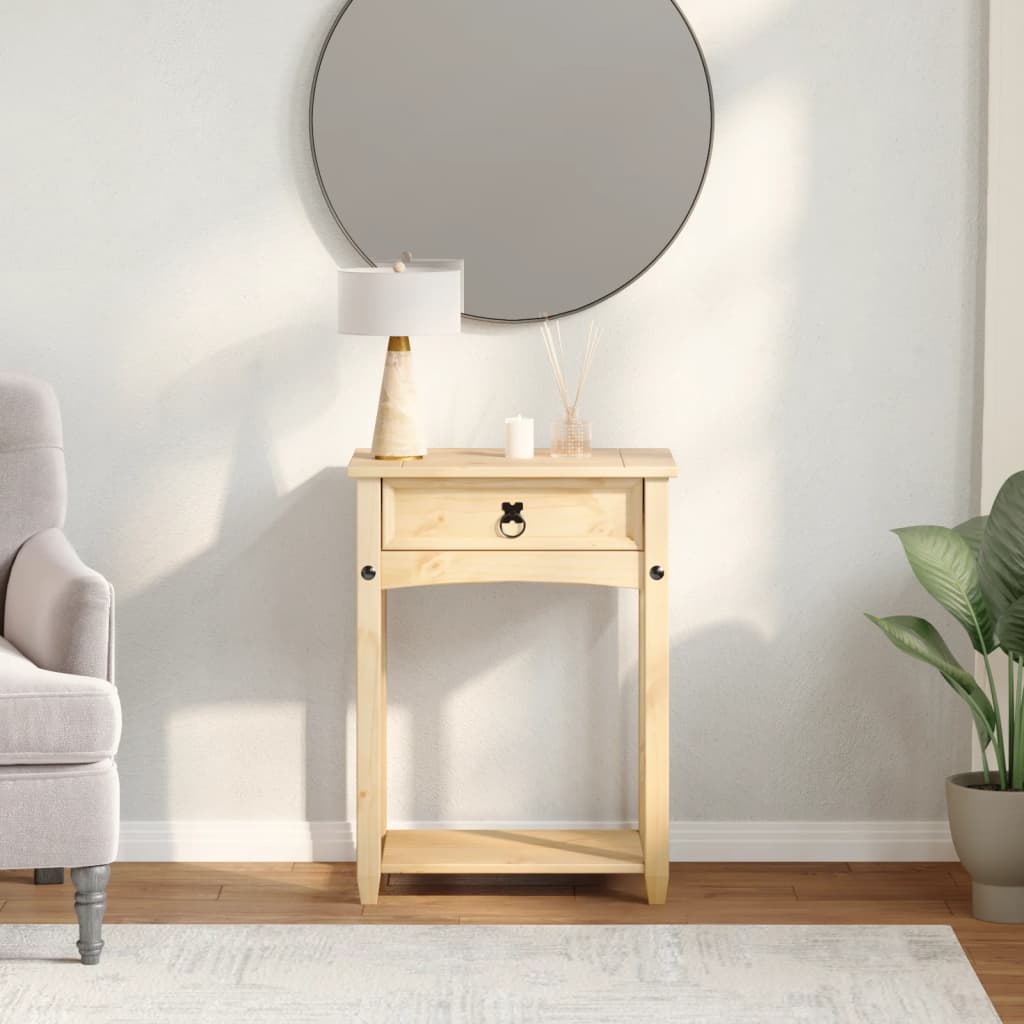 vidaXL Console Corona 55x35x73 cm Bois de pin massif