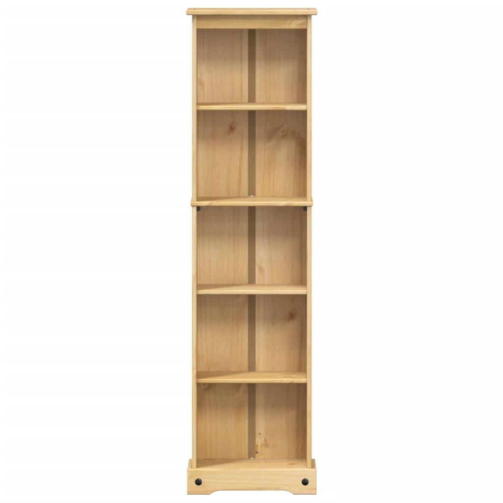 vidaXL Bücherregal Corona 46x20x170 cm Massivholz Kiefer