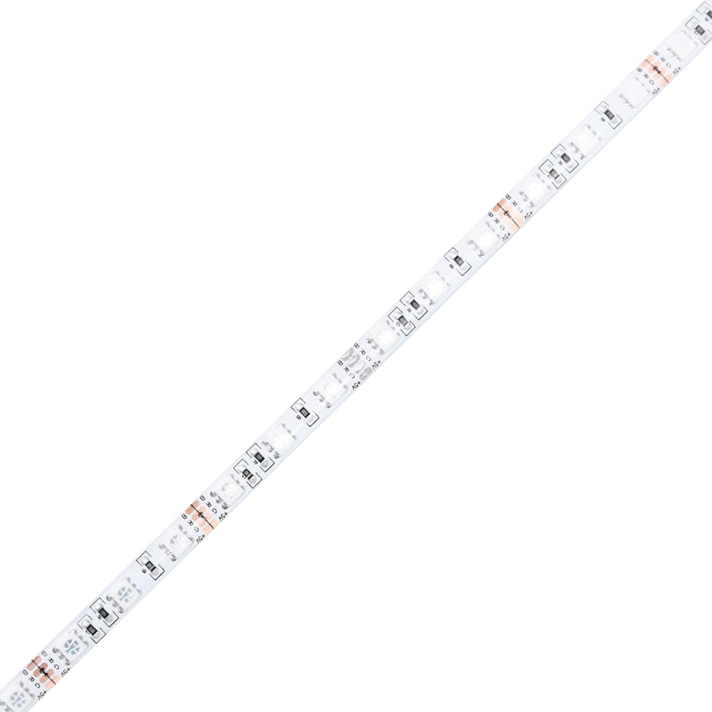 Couchtisch mit LED-Leuchten Betongrau 50x49x40 cm