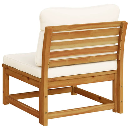 vidaXL Gartensofa mit Kissen Massivholz Akazie