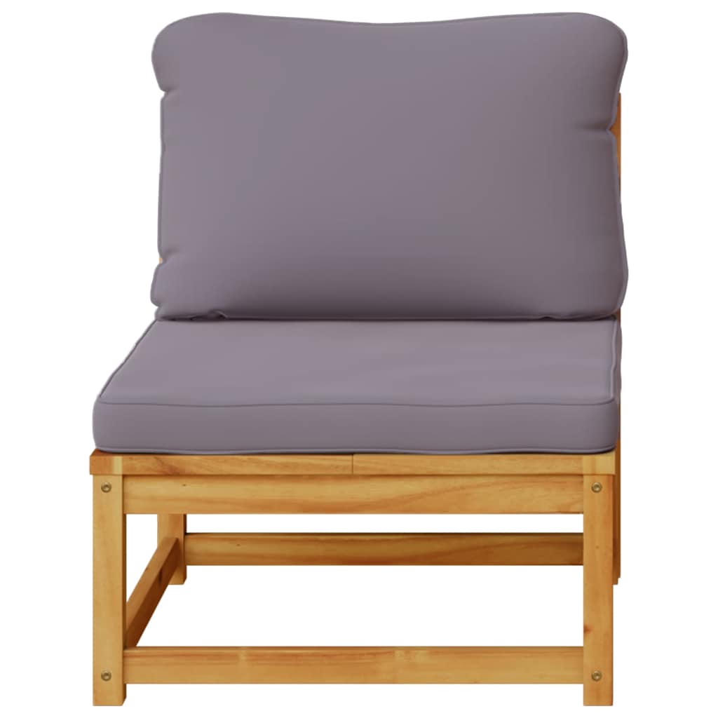 vidaXL Gartensofa mit Kissen Massivholz Akazie