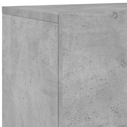 vidaXL 5-tlg. Wohnwand Betongrau Holzwerkstoff