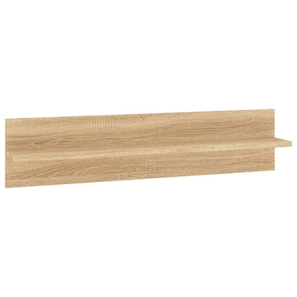 vidaXL Meuble TV mural 6 pcs avec lumières LED Chêne Sonoma Bois d'ingénierie
