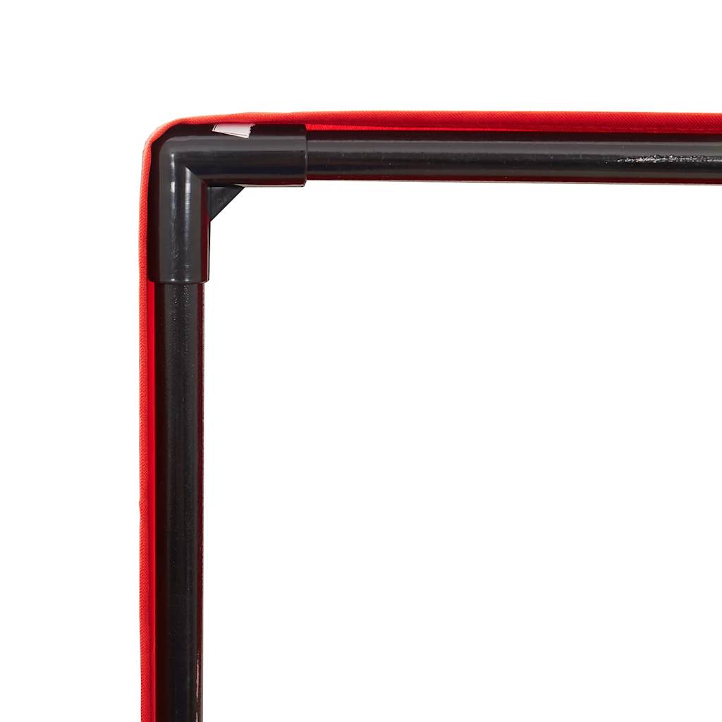 Doppelte Sonnenliege mit Dach und Vorhängen Braun Poly Rattan