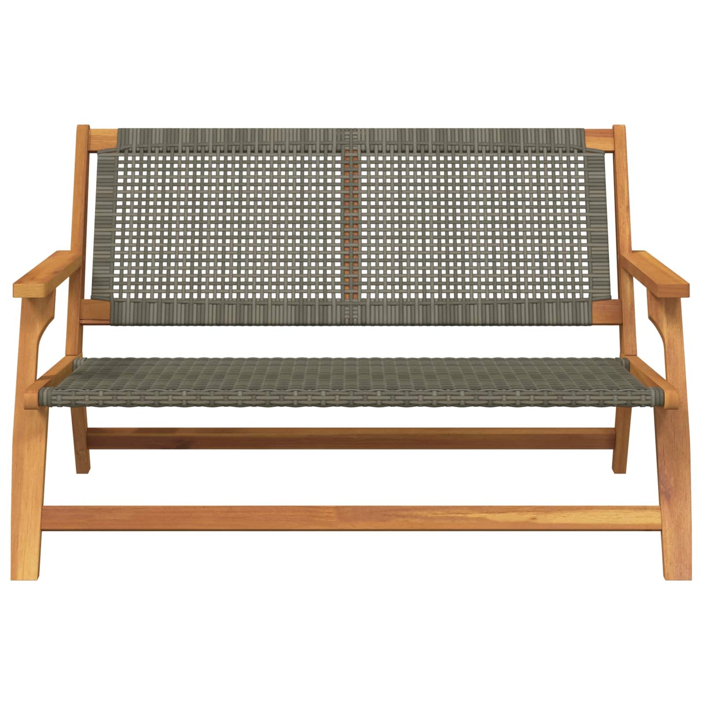 vidaXL gartenmöbel Grau 122 x 78 x 73 cm Massivholz Akazie