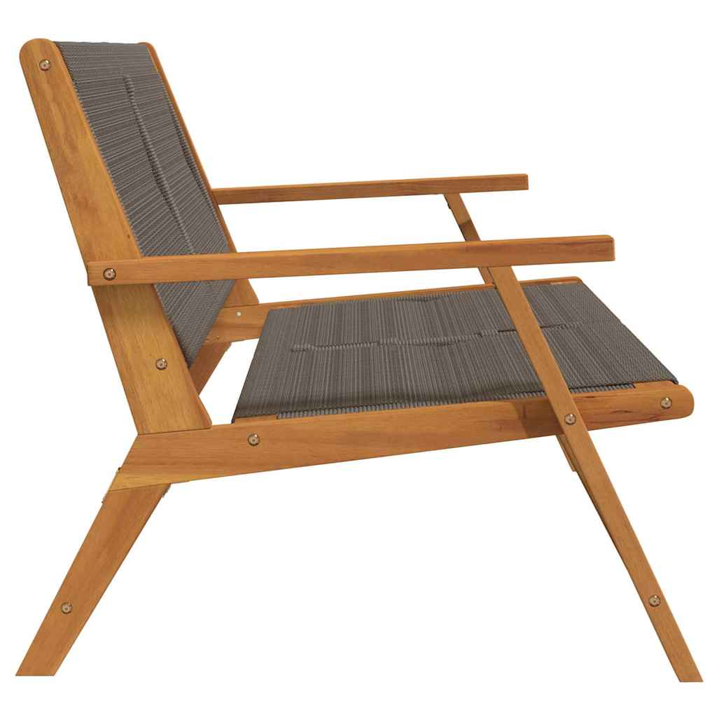 gartenmöbel Grau 122 x 78 x 73 cm Massivholz Akazie