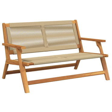 vidaXL gartenmöbel Beige 122 x 78 x 73 cm Massivholz Akazie