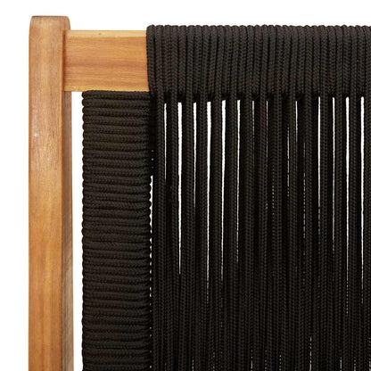 vidaXL gartenmöbel 2 pcs Schwarz 67 x 76 x 73 cm Massivholz Akazie