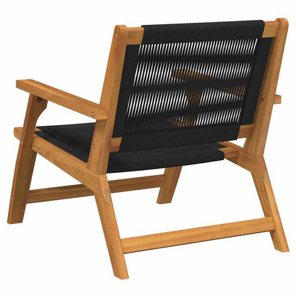 vidaXL gartenmöbel 2 pcs Schwarz 67 x 76 x 73 cm Massivholz Akazie