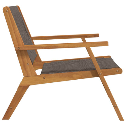 gartenmöbel 2 pcs Grau 67 x 76 x 73 cm Massivholz Akazie