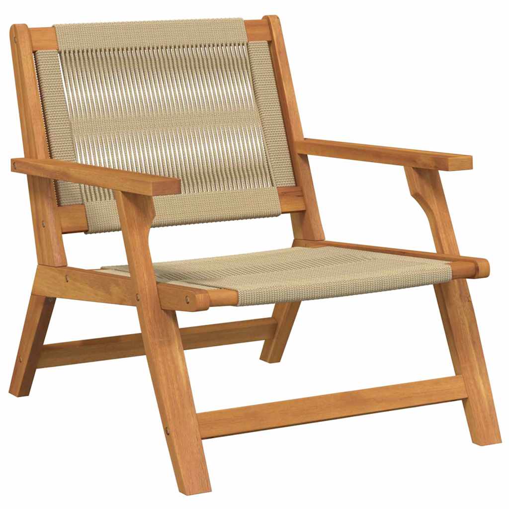vidaXL gartenmöbel 2 pcs Beige 67 x 76 x 73 cm Massivholz Akazie