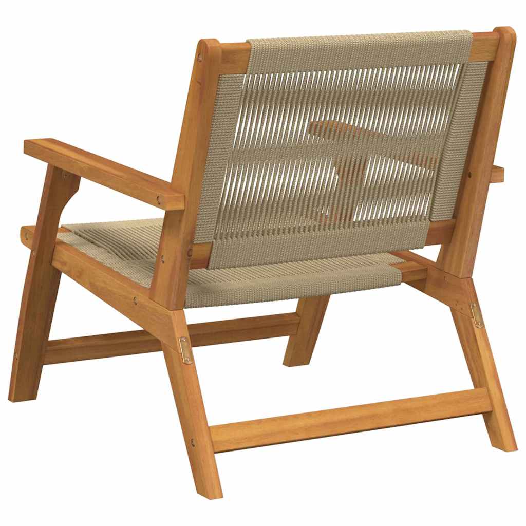 vidaXL gartenmöbel 2 pcs Beige 67 x 76 x 73 cm Massivholz Akazie