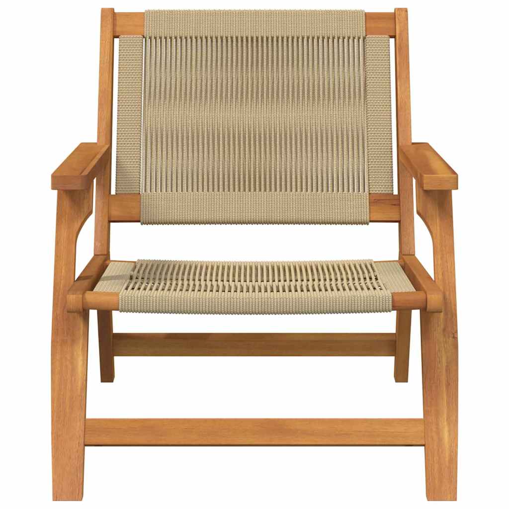 vidaXL gartenmöbel 2 pcs Beige 67 x 76 x 73 cm Massivholz Akazie