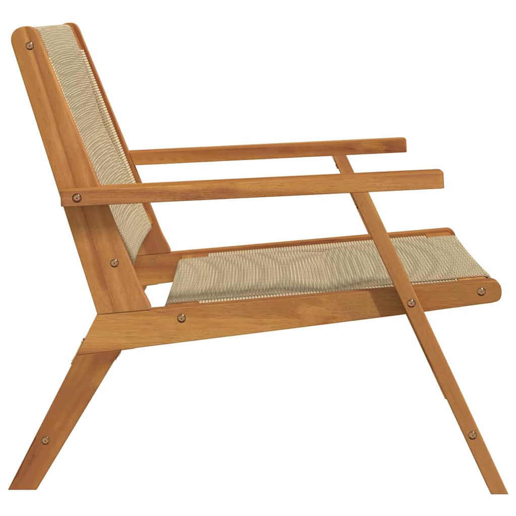 vidaXL gartenmöbel 2 pcs Beige 67 x 76 x 73 cm Massivholz Akazie